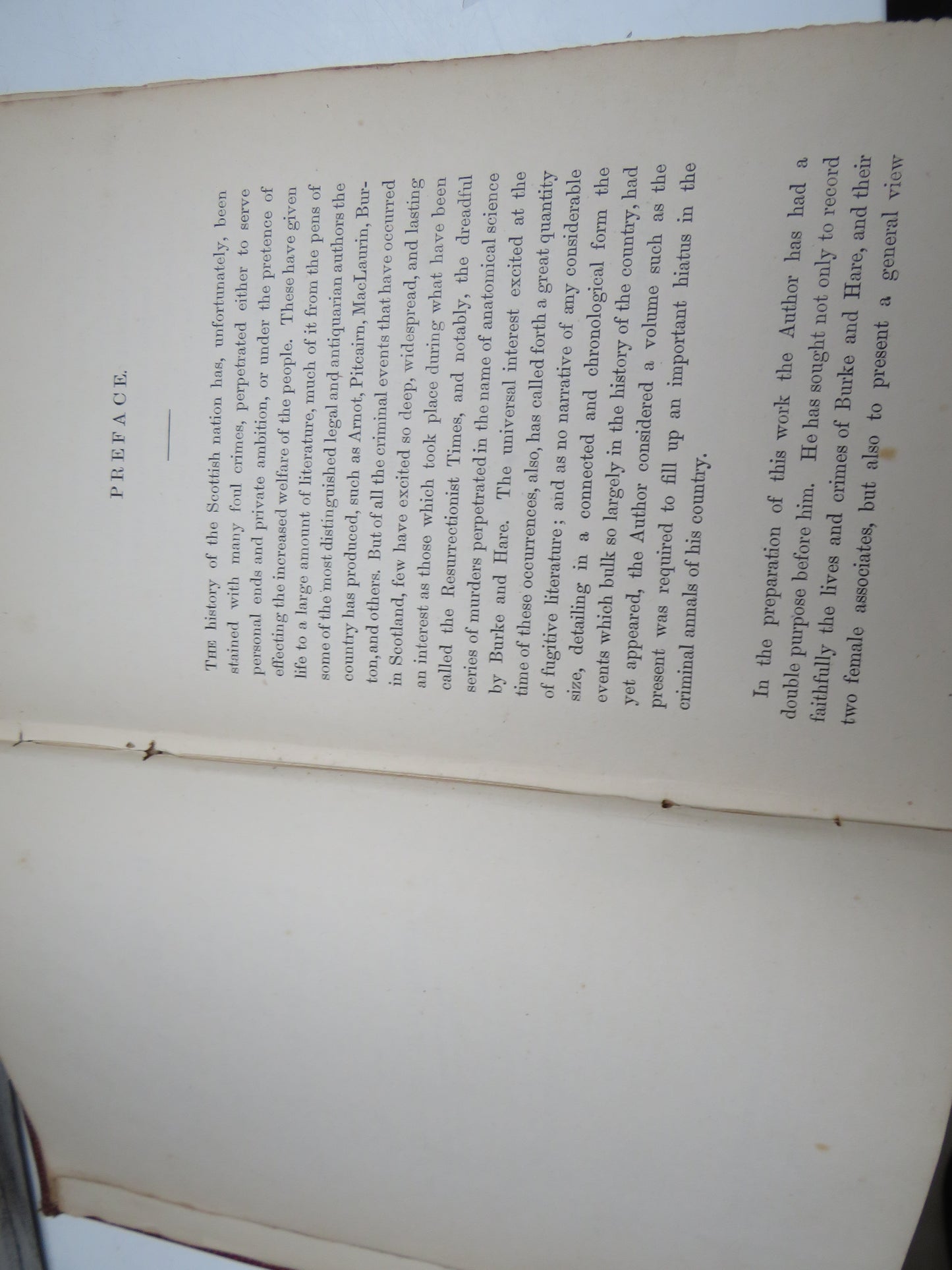 The History of Burke and Hare and of the Resurrection Times By George Mac Gregor 1884
