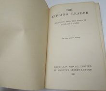 Load image into Gallery viewer, The Kipling Reader Selections From The Books Of Rudyard Kipling 1932
