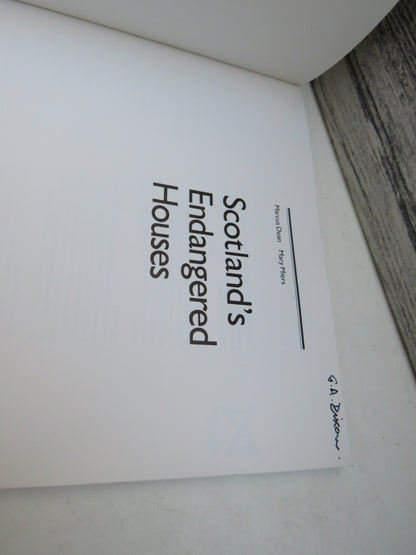 Scotland's Endangered Houses By Marcus Dean & Mary Miers 1990 book image 3