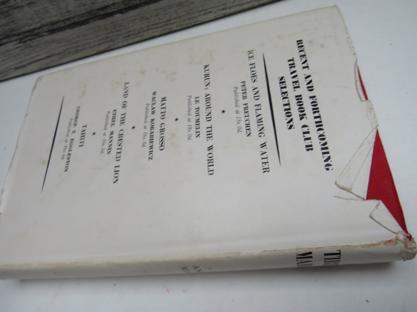 Tibetan Marches By Andre Mignot Translated From The French By Peter Fleming