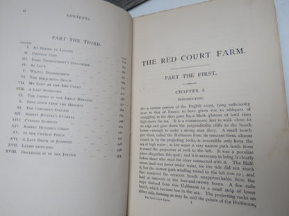 The Red Court Farm A Novel By Mrs Henry Wood 1898