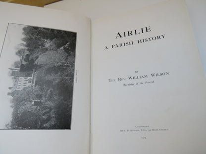 Airlie, A Parish History by The Rev. William Wilson, 1917 book image 5