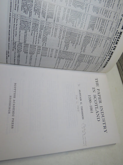 The Paper Industry In Scotland 1590-1861 By Alistair G. Thomson 1974 book image 4