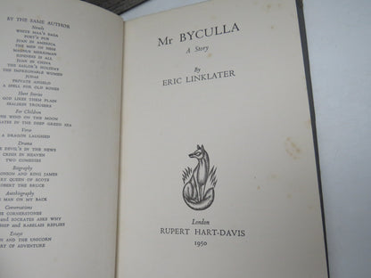 Mr Byculla A Story By Eric Linklater 1950