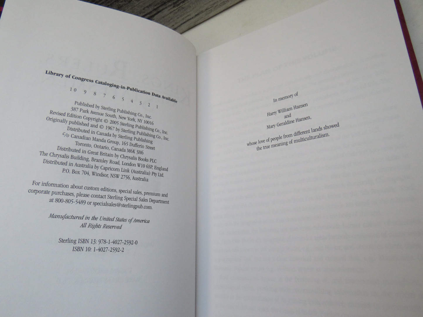 Kings, Rulers, and Statesmen 2005