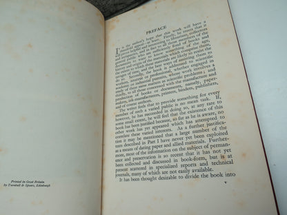 Books & Documents Dating, Permanence and Preservation By Julius Grant 1937 book image 5