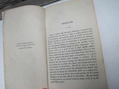 The House of The Seven Gables A Romance By Nathaniel Hawthorne 1851