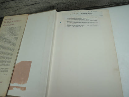 Henry Plantagenet A Biography By Richard Barber 1964 book image 3