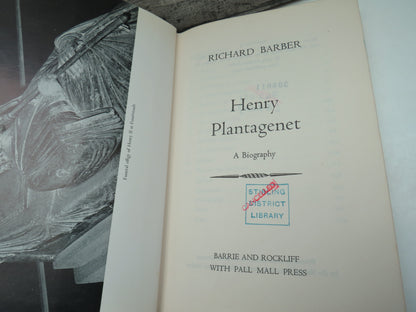 Henry Plantagenet A Biography By Richard Barber 1964 book image 4