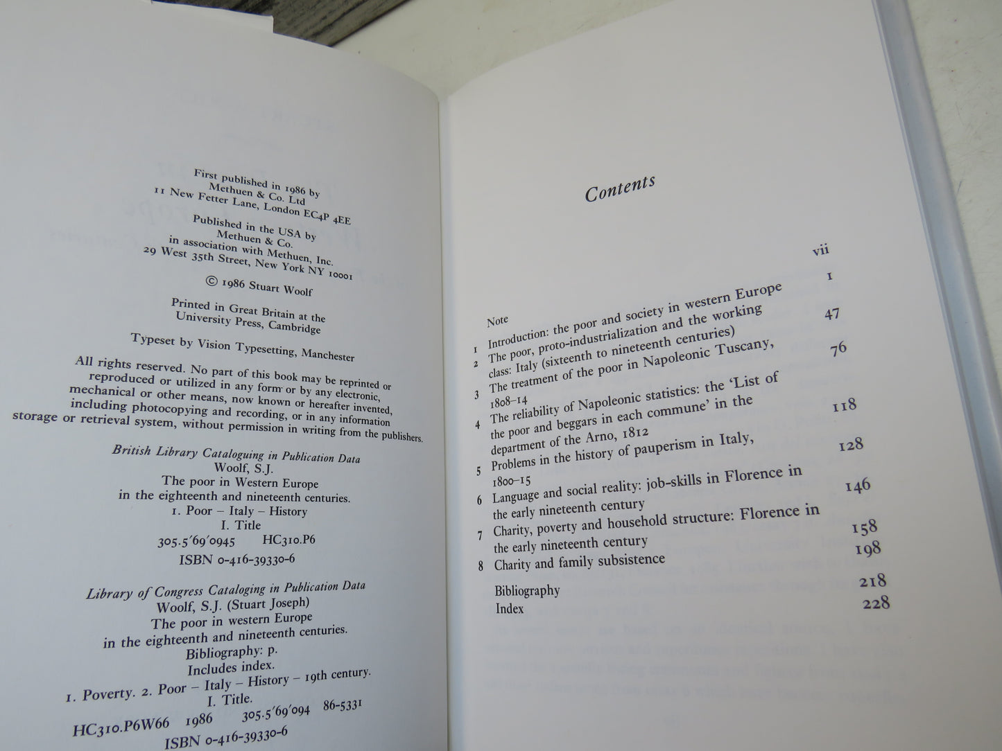 The Poor In Western Europe In The Eighteenth and Nineteenth Centuries By Stuart Woolf 1986