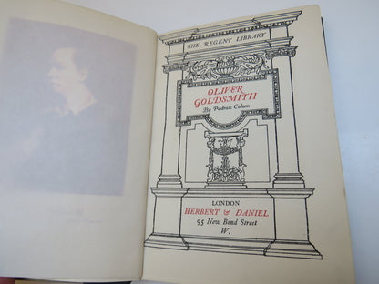 Oliver Goldsmith by Padraic Colum Antique Book book image 3