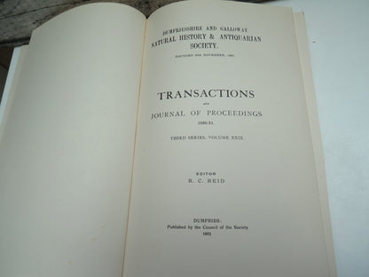 Dumfriesshire and Galloway Natural History & Antiquarian Society Transactions and Journal of Proceed book image 4