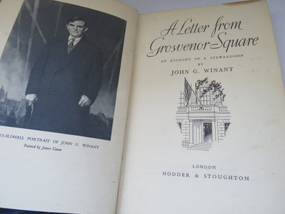 A Letter From Grosvenor Square An Account of a Stewardship By John G. Winant 1947 book image 3