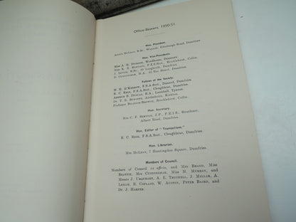 Dumfriesshire and Galloway Natural History & Antiquarian Society Transactions and Journal of Proceed book image 5