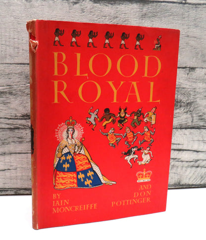 Blood Royal By Iain Moncreiffe of Easter Moncreiffe Unicorn Pursuivant of Arms and Don Pottinger 195 book front cover