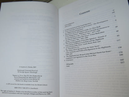 Ireland, Radicalism and The Scottish Highlands, c.1870 - 1912 By Andrew G. Newby 2007 book image 5
