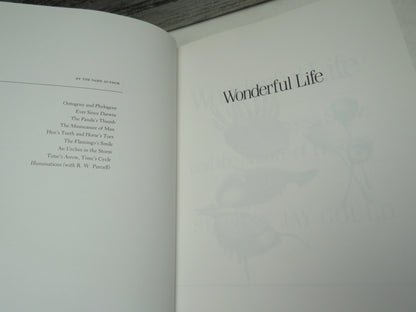 Wonderful Life The Burgess Shale and The Nature of History By Stephen Jay Gould 1990 book image 4