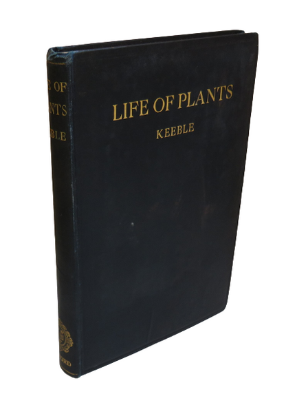 Life of Plants by Sir Frederick Keeble, 1936 book front cover