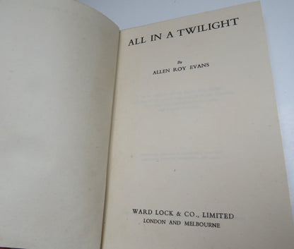 All In A Twilight By Roy Evans 1948 book image 4