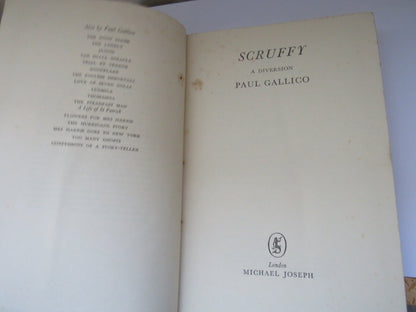 Scruffy A Diversion By Paul Gallico 1962 book image 2