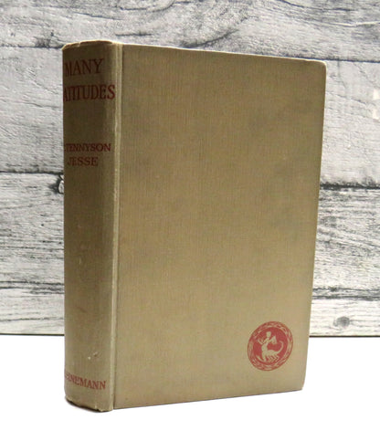 Many Latitudes BY F. Tennyson Jesse 1928 1st Edition