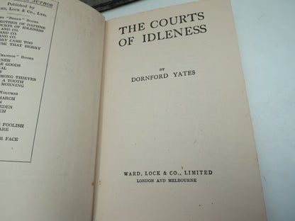 The Courts of Idleness By Dornford Yates 1945 book image 4