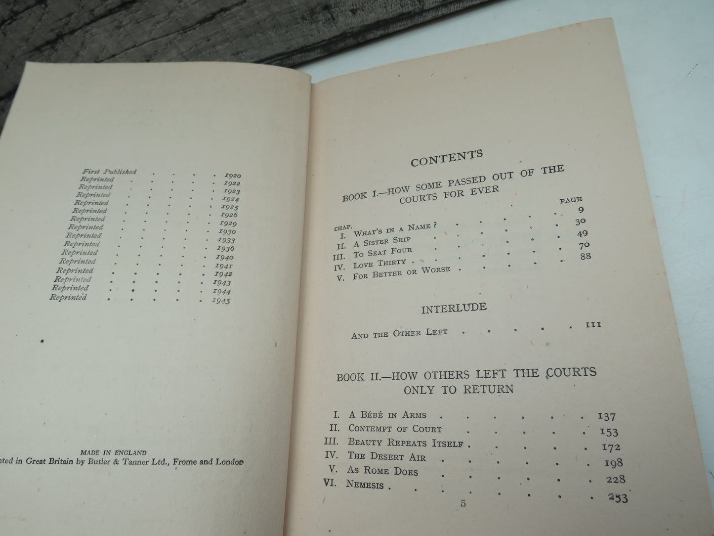 The Courts of Idleness By Dornford Yates 1945