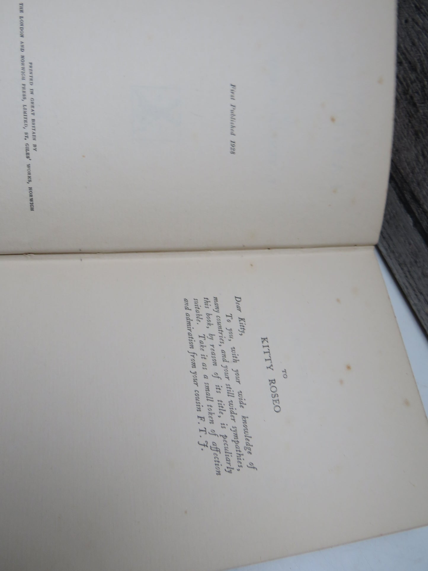 Many Latitudes BY F. Tennyson Jesse 1928 1st Edition