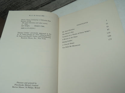 My Aunt Christina and Other Stories By J.I.M. Stewart 1983 book image 5
