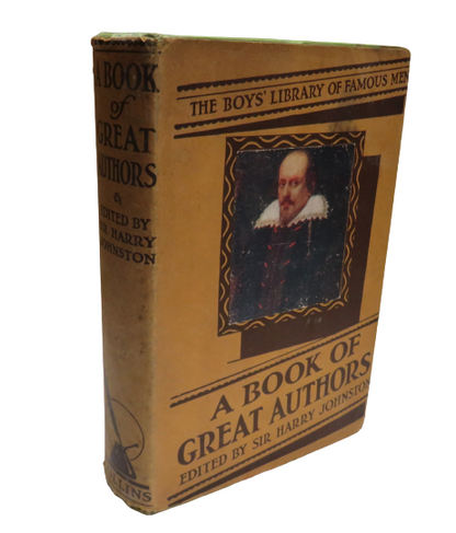 A Book of Great Authors Edited By Sir Harry Johnston book front cover