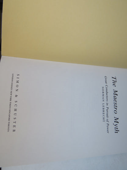 The Maestro Great Conductors In Pursuit of Power By Norman Lebrecht 1991 book image 4