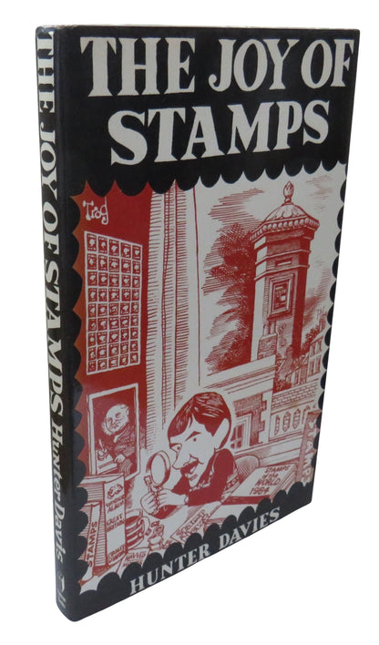 The Joy of Stamps By Hunter Davies With Cartoons By Gordon Stowell 1983, Vintage Stamp Book book front cover