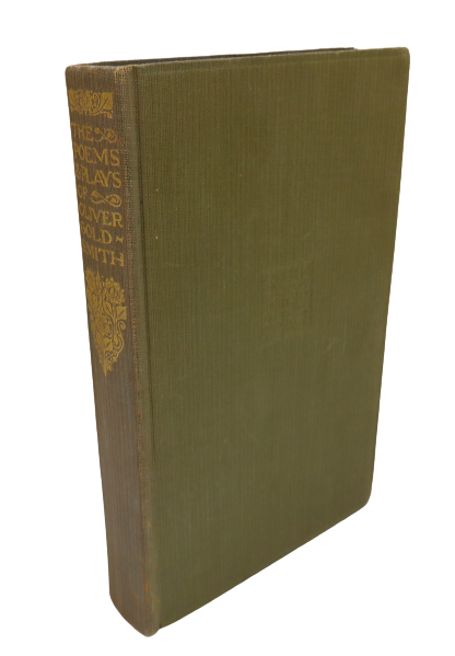 The Poems and Plays of Oliver Goldsmith, 1930 book front cover