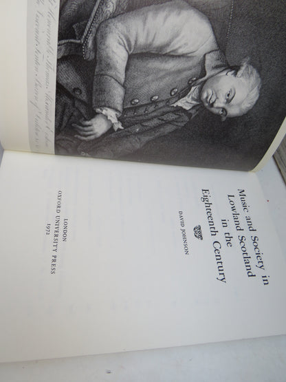 Music and Society In Lowland Scotland In The Eighteenth Century By David Johnson 1972 book image 4