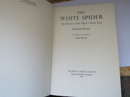 The White Spider, The History of the Eiger's North Face By Heinrich Harrer, 1959, Vintage Travel Boo book image 2