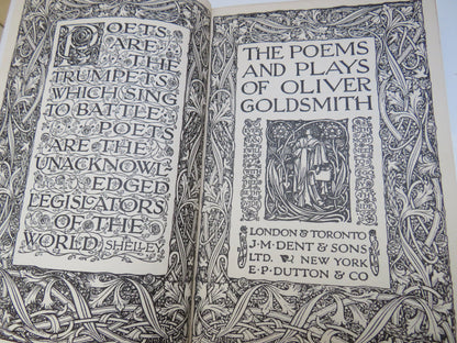 The Poems and Plays of Oliver Goldsmith, 1930 book image 3