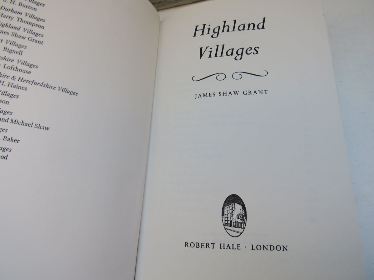 Highland Villages By James Shaw Grant 1977