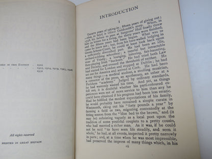 The Poems and Plays of Oliver Goldsmith, 1930 book image 4