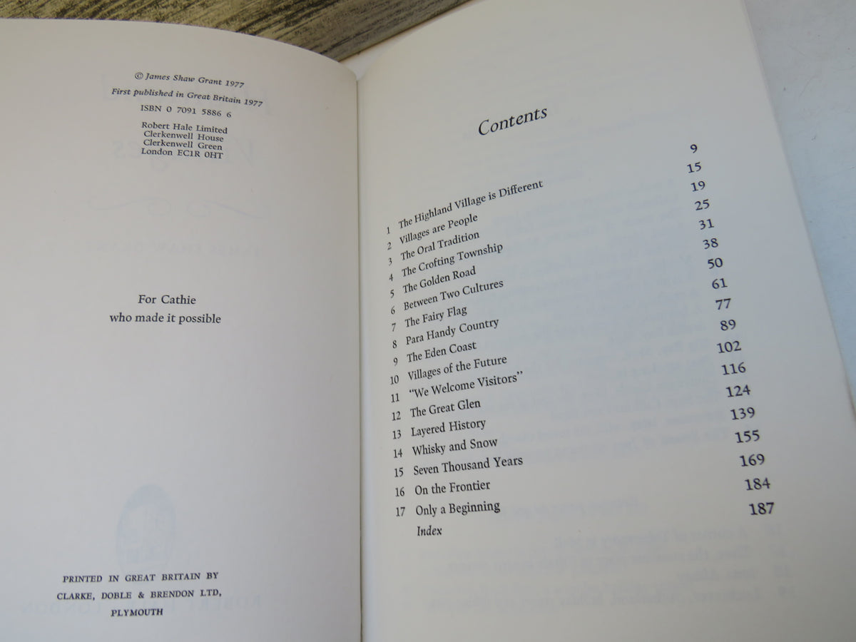 Highland Villages By James Shaw Grant 1977