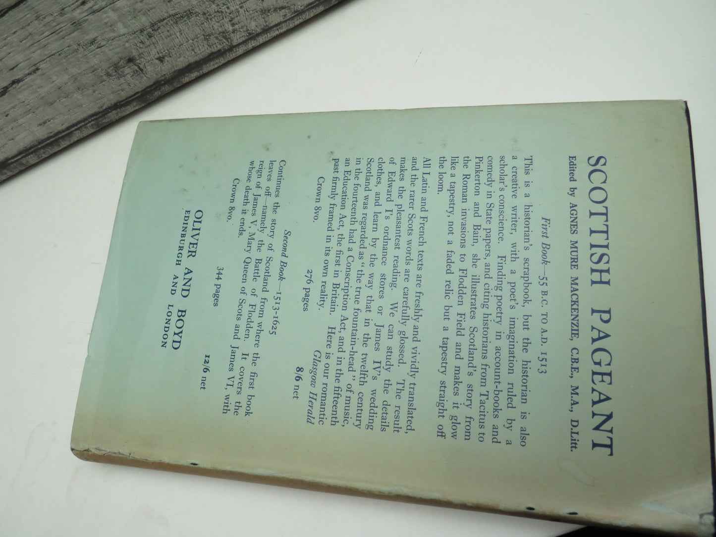 The Scottish Burghs An Expanded Version Of The Rhind Lectures In Archaeology For 1945 By William Mackay Mackenzie 1949