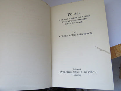 Poems A Child's Garden of Verses Underwoods, Ballads Song of Travel By Robert Louis Stevenson, Vinta book image 2