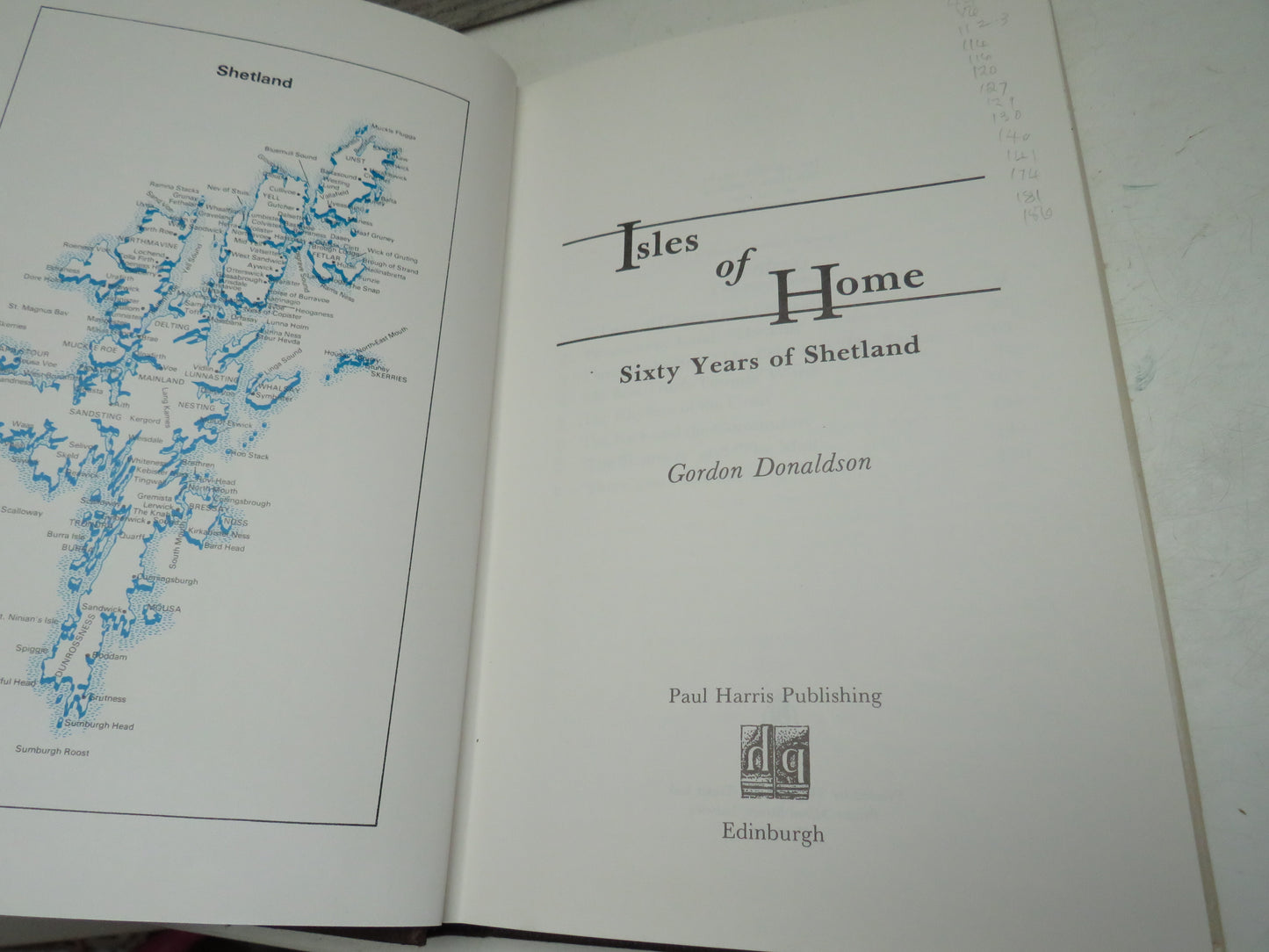 Isles of Home Sixty Years of Shetland By Gordon Donaldson 1983
