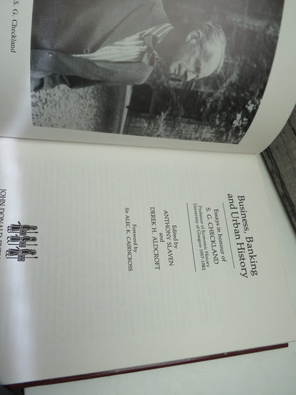 Business, Banking and Urban History Essays In Honour of S. G. Checkland Professor of Economic Histor book image 4