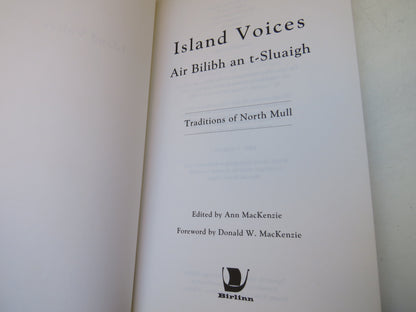 Island Voices Air Bilibh an t-Sluaigh Traditions of North Mull 2002