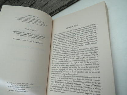 The House of Commons 1754-1790: Introductory Survey By John Brooke 1968 book image 4