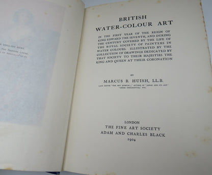 British Water-Colour Art As Illustrated by Drawings Presented to Kind Edward VII by the Royal Societ book image 3