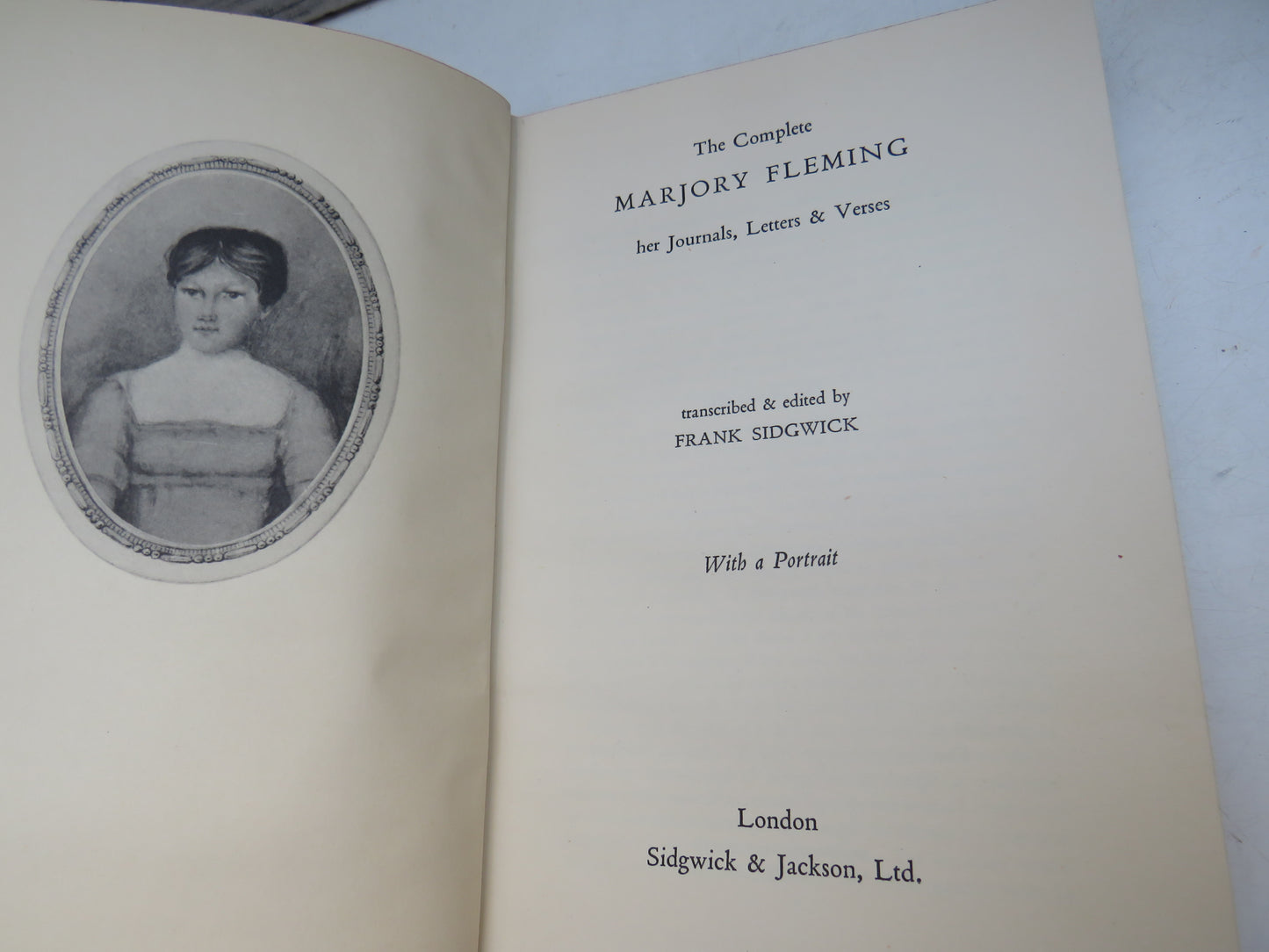 The Complete Fleming Her Journals, Letters & Verses Transcribed & Edited By Frank Sidgwick 1934