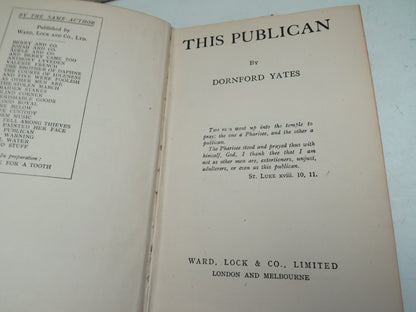 This Publican By Dornford Yates 1943 book image 4