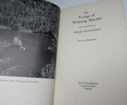 The Voyage of 'Waltzing Matilda' by Philip Davenport, with 25 Illustrations, 1954 book image 3