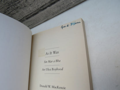 As It Was Sin Mar a Bha An Ulva Boyhood By Donald W. Mackenzie 2000 book image 3
